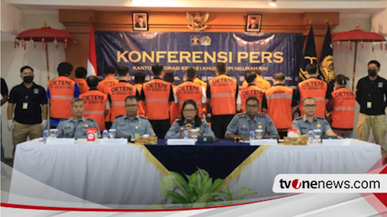 24 WNA Menyalahgunakan Visa dan Overstay, Kakanwil Kemenkumham Bali Deportasi 7 WNA