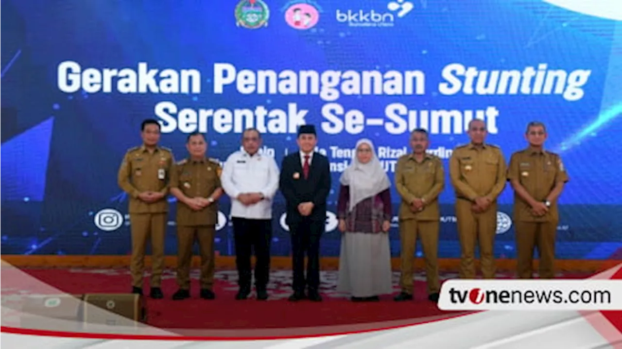 Percepat Penanganan Stunting, Pj Gubernur Agus Fatoni Launching Gerakan Serentak Penanganan Stunting Se-Sumut