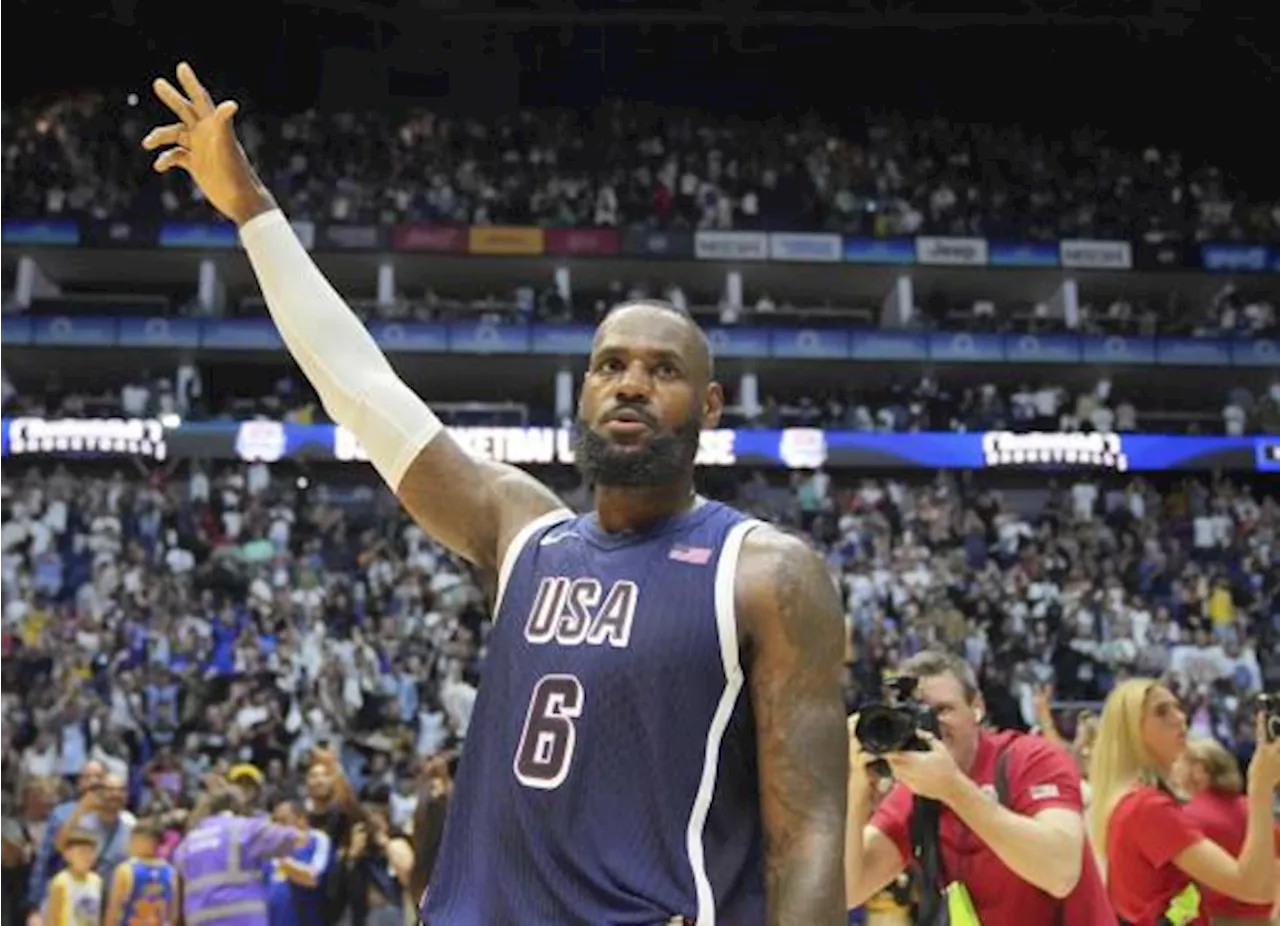 LeBron James será el abanderado de Estados Unidos para París 2024