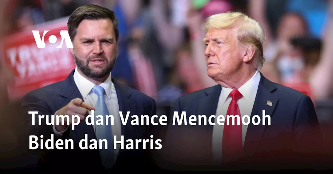 Trump dan Vance Mencemooh Biden dan Harris