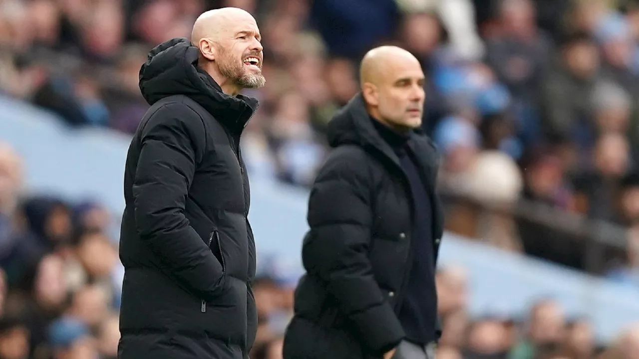 Manchester United-manager Erik ten Hag: ‘We hebben na Pep Guardiola de meeste prijzen veroverd’