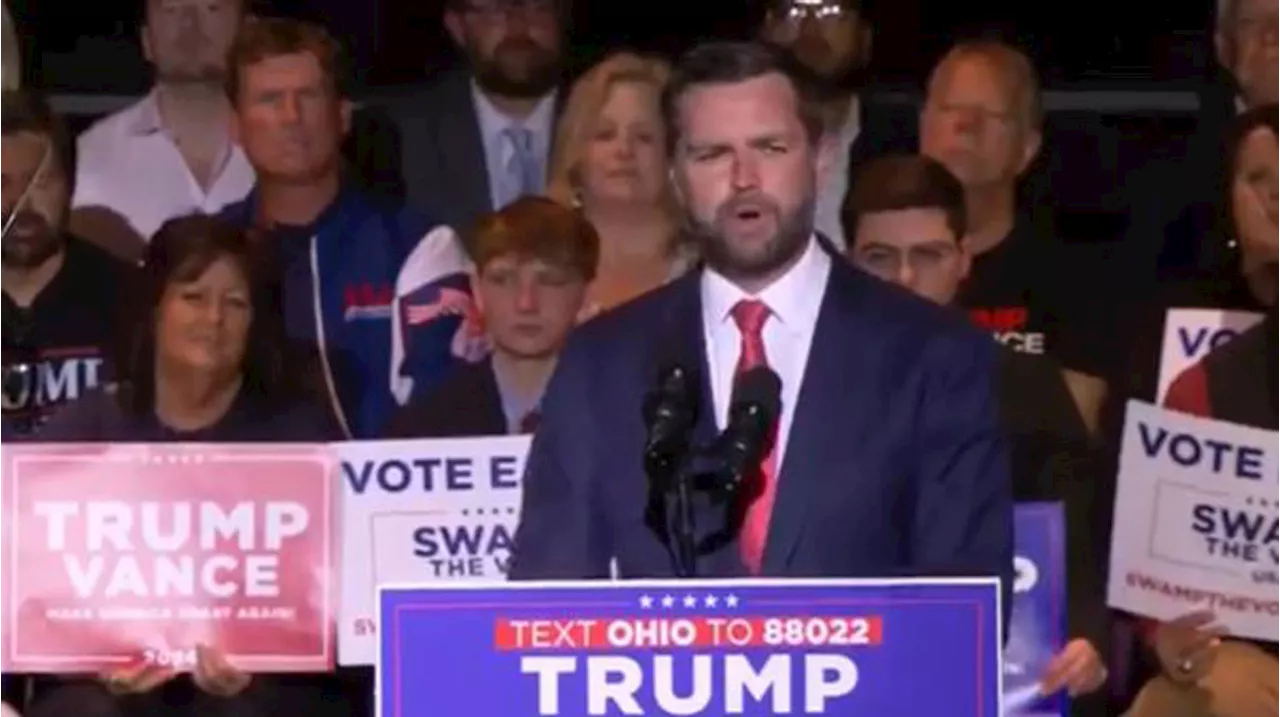 'I will never forget where I came from' - JD Vance speaks at hometown rally in Middletown
