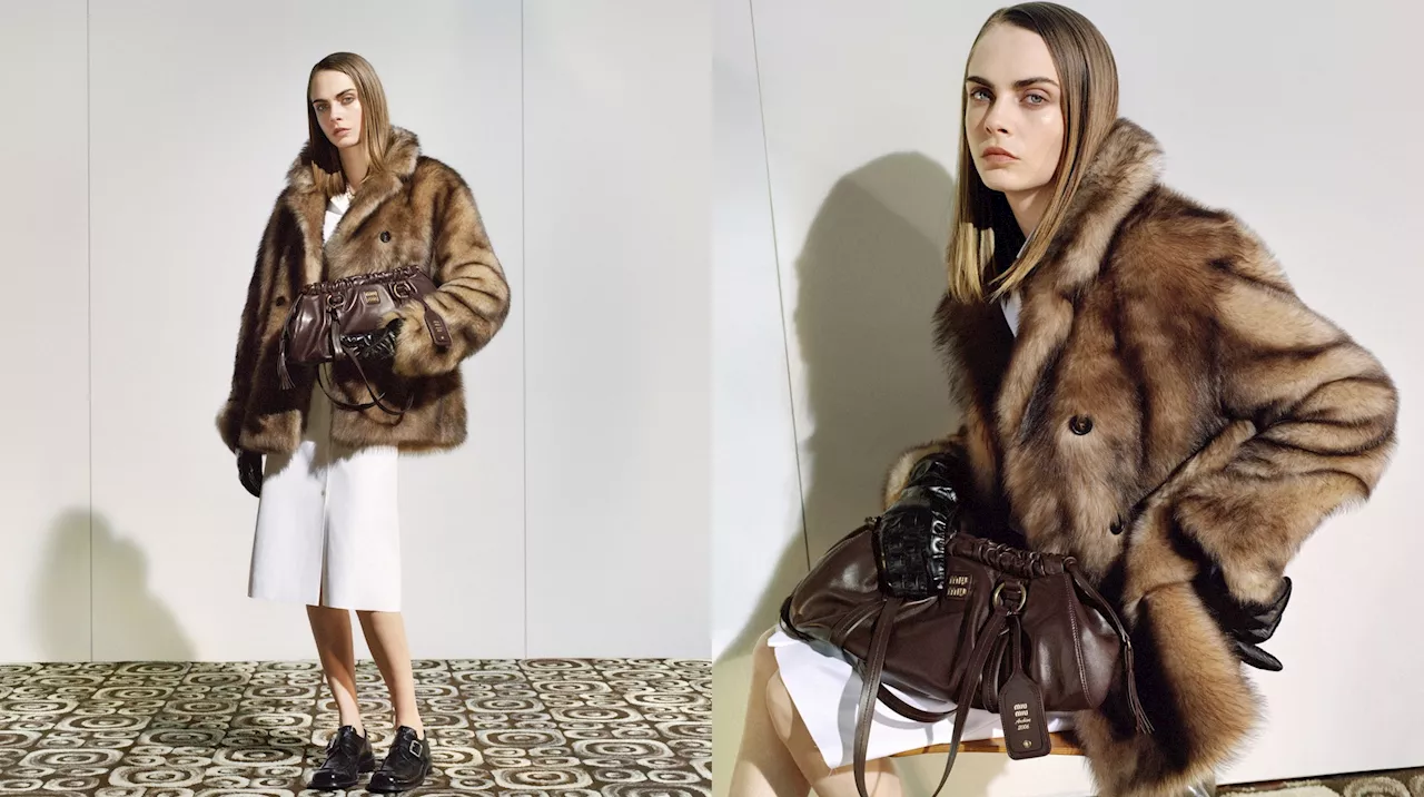 Cara Delevingne Fronts Miu Miu’s Fall 2024 Campaign, Talks Multitasking and Love of Accessories