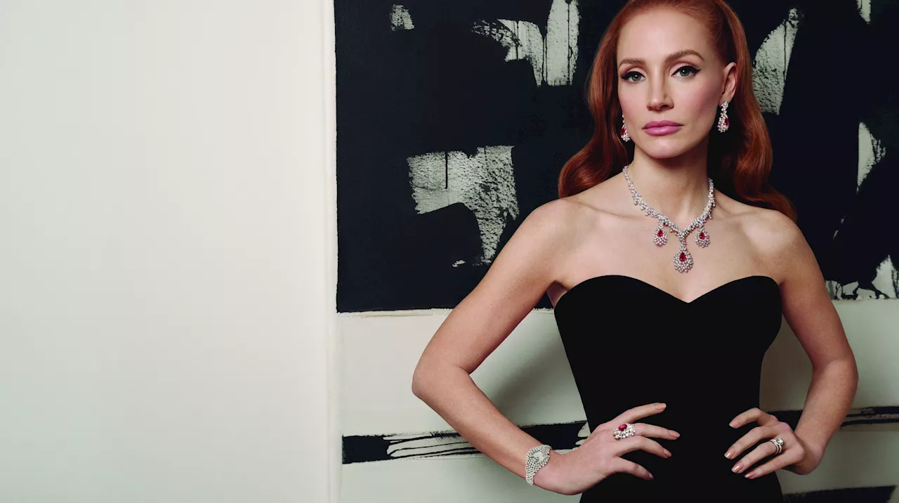 Jessica Chastain Channels Old-school Hollywood Glamour in Damiani Ad Campaign