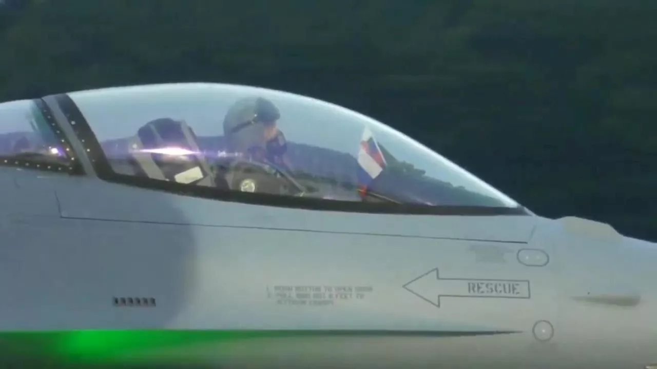 First two F-16 fighter jets from US arrive in Slovakia, marking milestone in defense upgrade