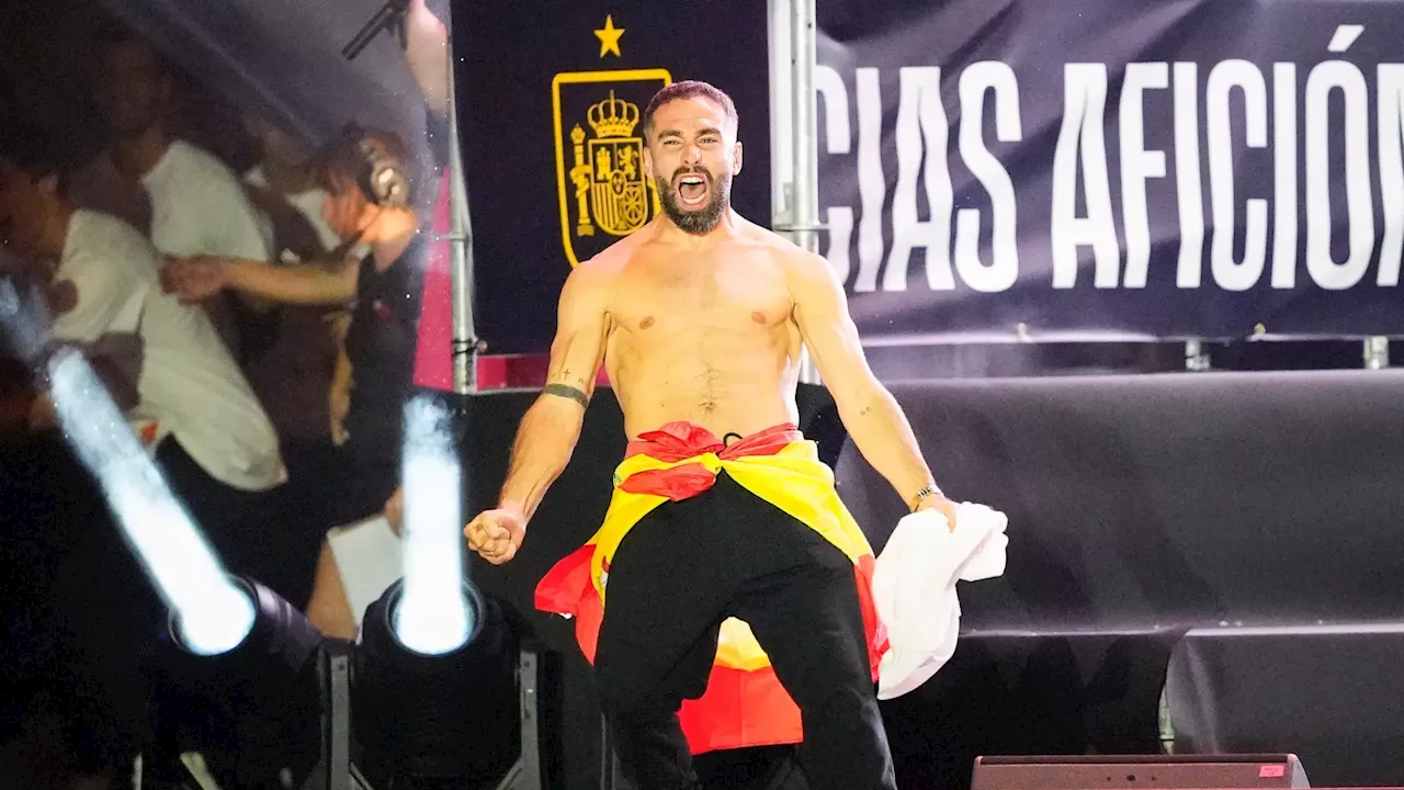 Dani Carvajal sobre el triunfo de España en la Eurocopa: 'Haber unido al país... estamos todos super felices'