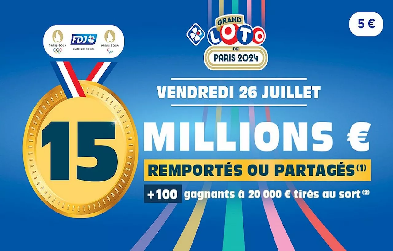 Cagnotte exceptionnelle : 15 millions d’euros assurément gagnés lors du Grand LOTO® de Paris 2024