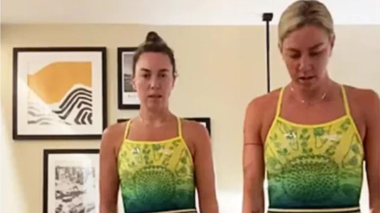 Matildas stars Mackenzie Arnold and Alanna Kennedy share cheeky TikTok reaction to Paris Olympics outfits