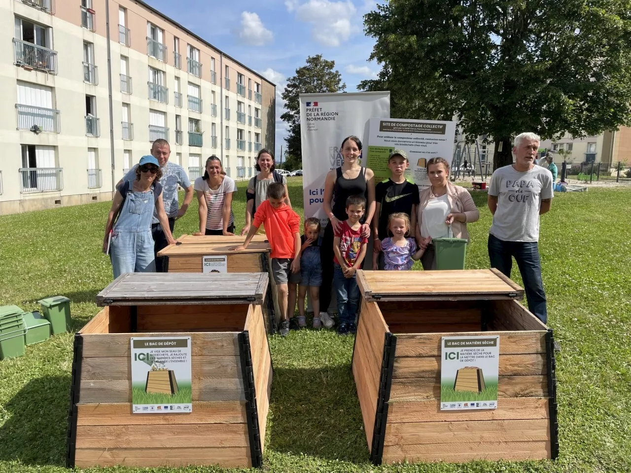 Le compostage individuel et collectif gagne du terrain à Mortagne-au-Perche