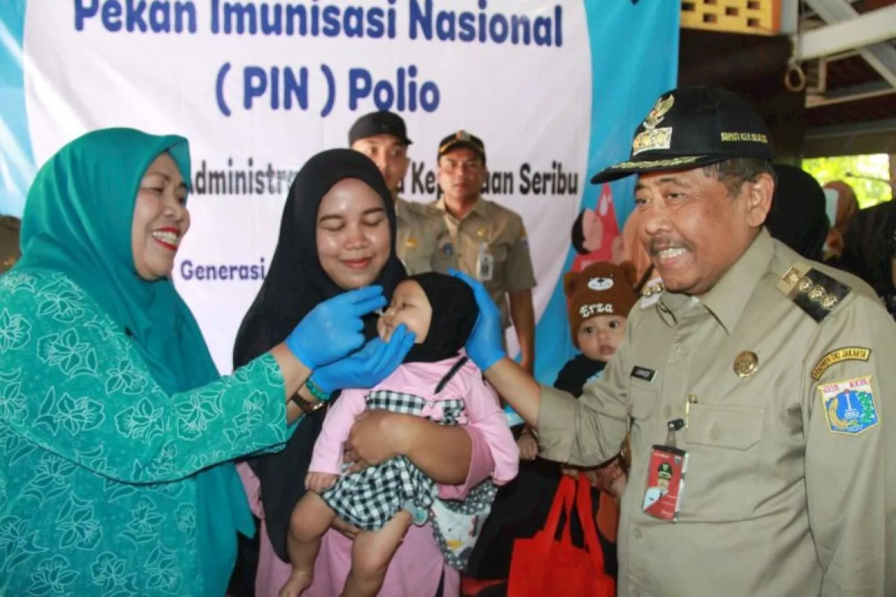 Bupati minta seluruh anak di Kepulauan Seribu divaksin polio