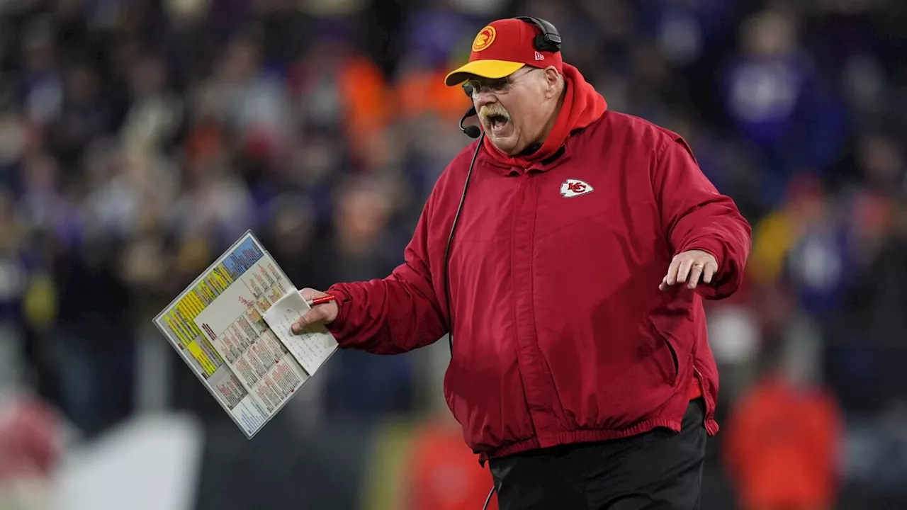 Chiefs' Andy Reid lands the lead spot in AP’s NFL top 5 head coach rankings