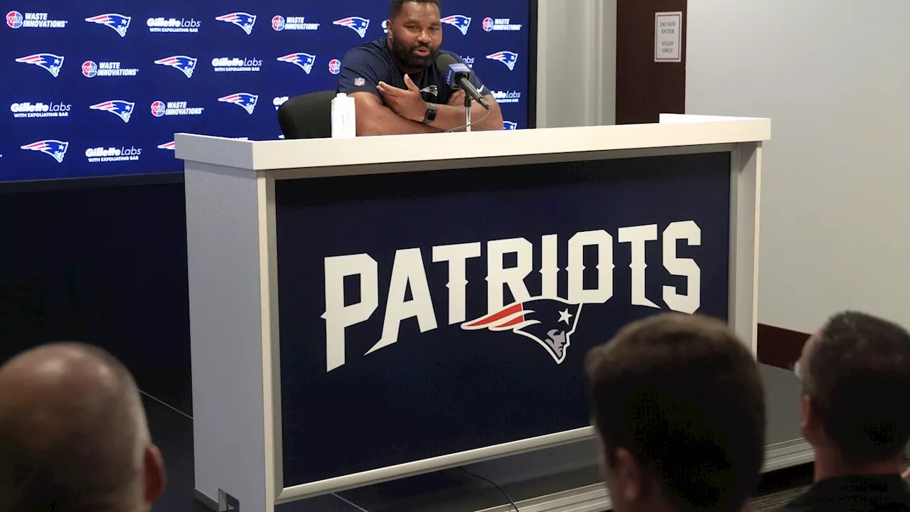 Patriots coach Jerod Mayo says veteran Jacoby Brissett opens camp as the team’s starting QB