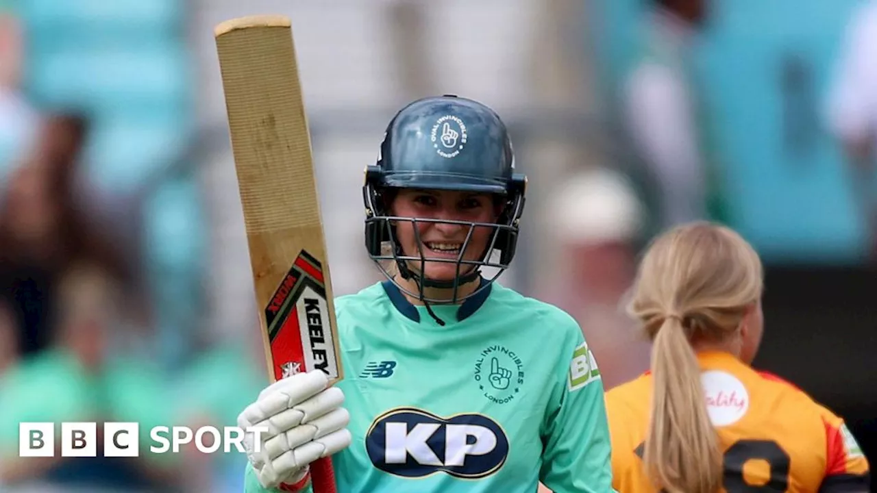 The Hundred 2024: Paige Scholfield's 71 helps Oval Invincibles thrash Birmingham Phoenix in opening match