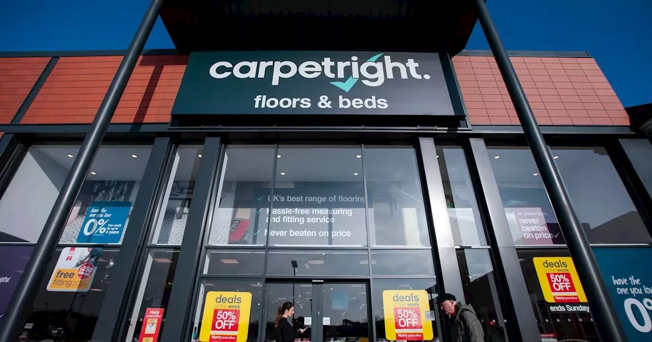 NI Carpetright stores to close despite rescue deal