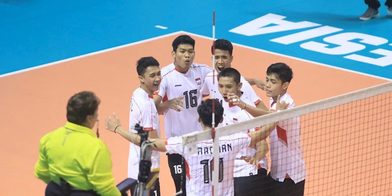 AVC Asian Volleyball Championship U-20: Indonesia Bekuk Hong Kong 3-0