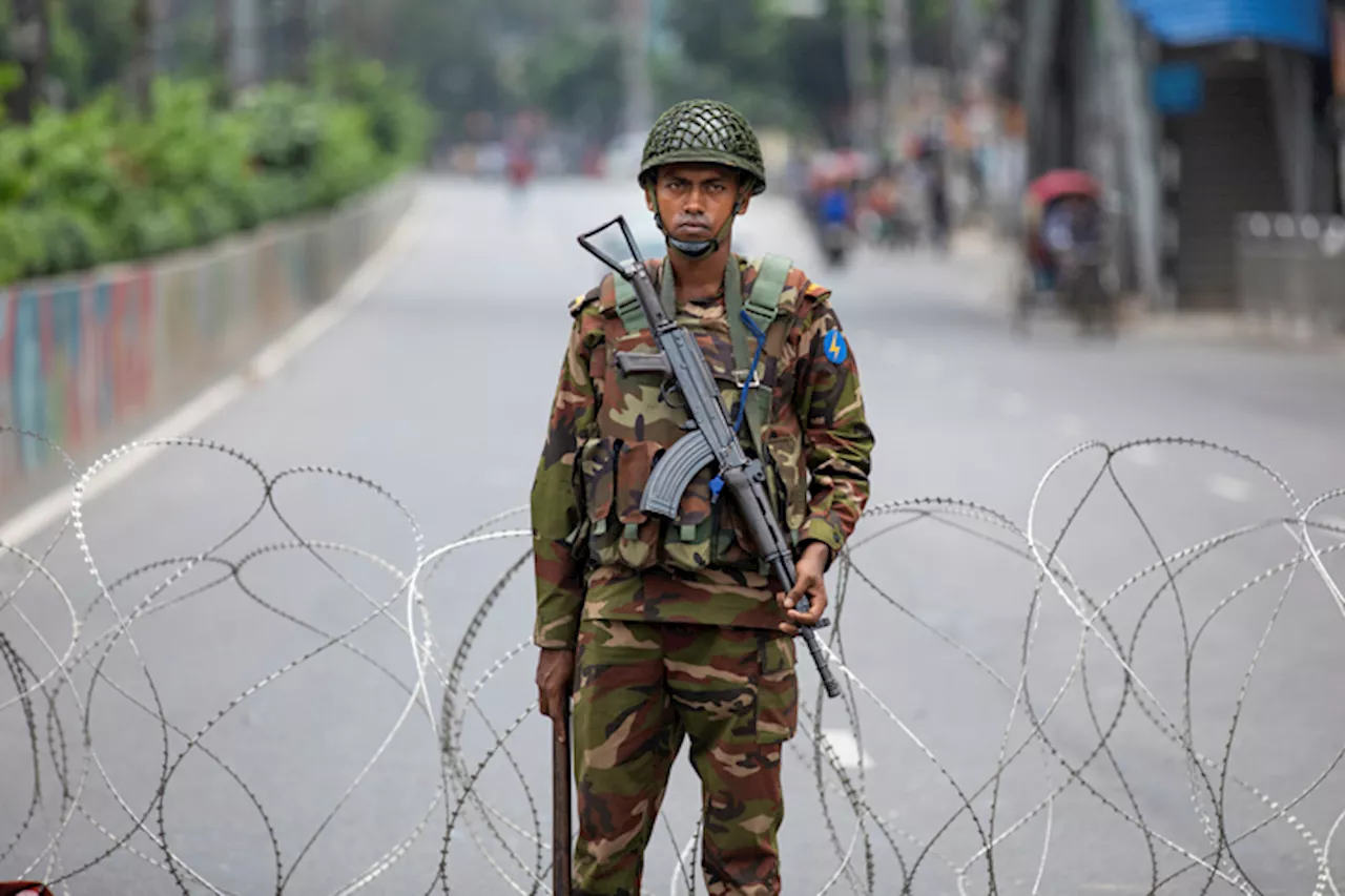 Internet still down in Bangladesh despite apparent calm following deadly protests | Al Emrun Garjon & Julhas Alam