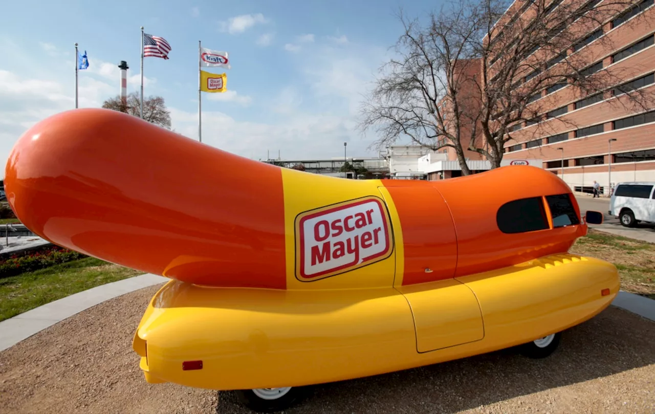 Oscar Meyer Wienermobile crashes; flips on its side on busy highway