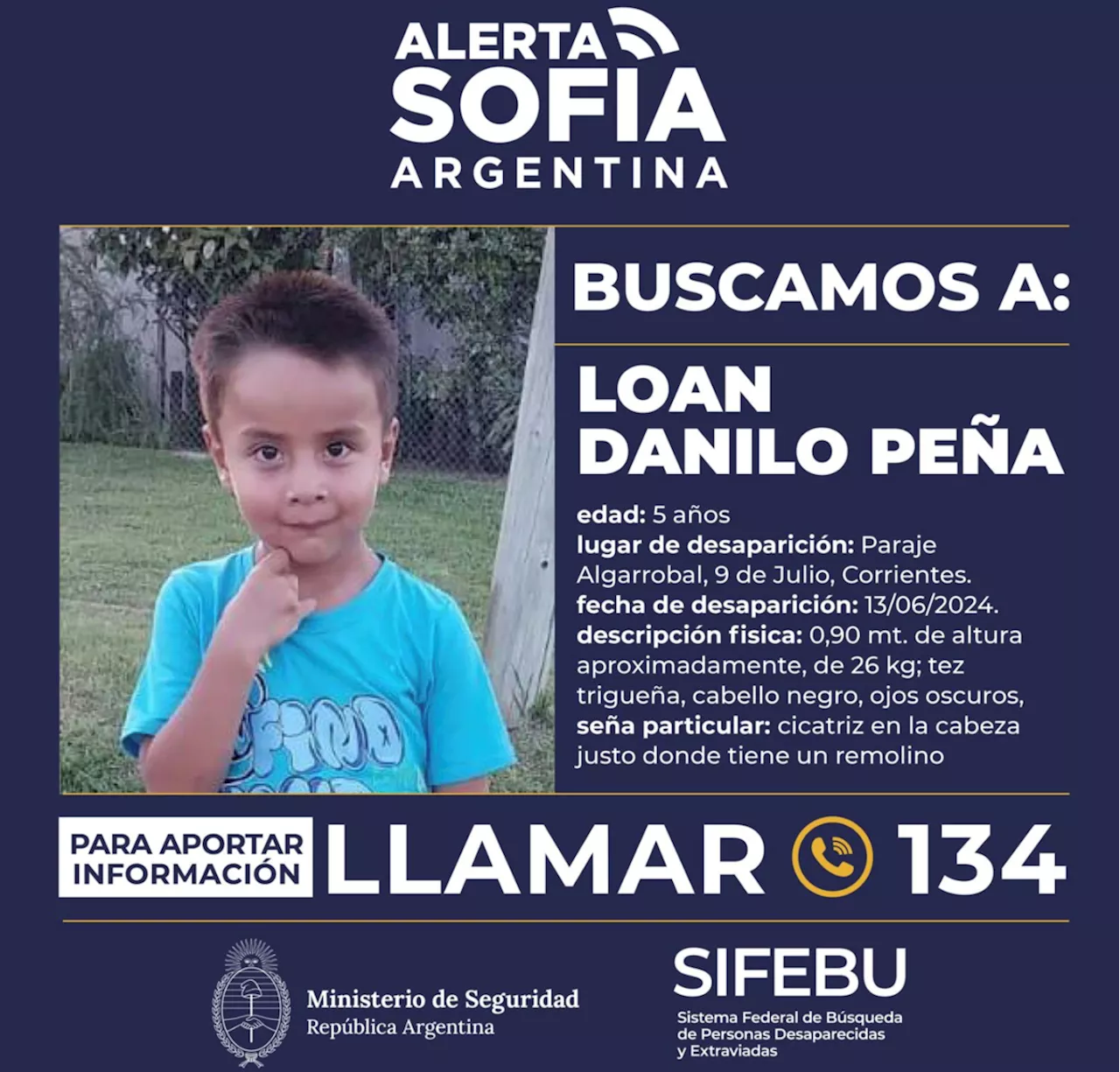 Disparition de Loan, 5 ans, en Argentine : cette récompense au montant faramineux pour retrouver l’enfant