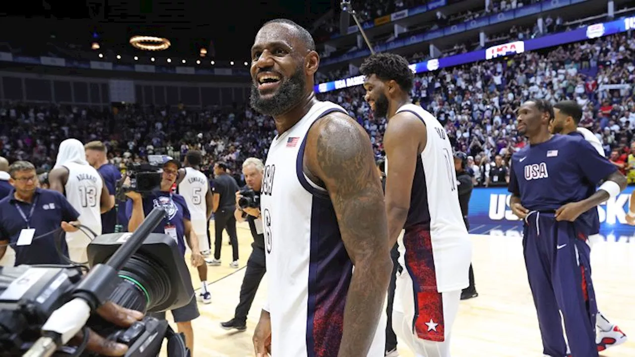 LeBron James leads Team USA to another comeback in 92-88 win against Germany