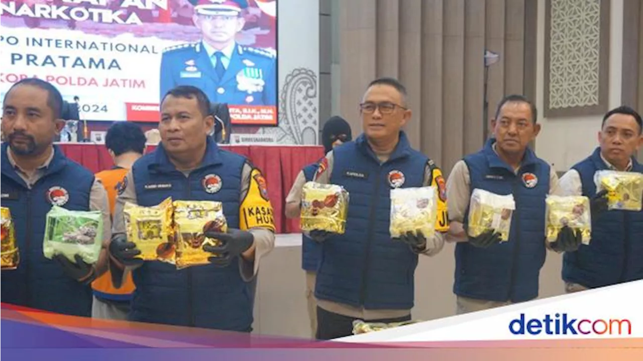 Polda Jatim Bongkar Peredaran 84 Kg Sabu Gembong Narkoba Fredy Pratama