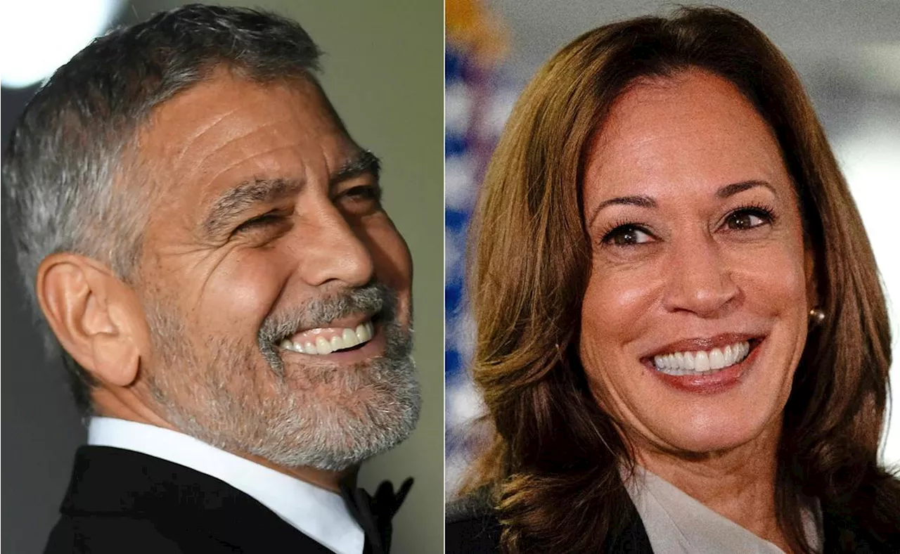 George Clooney respalda a Kamala Harris como candidata y elogia a Biden