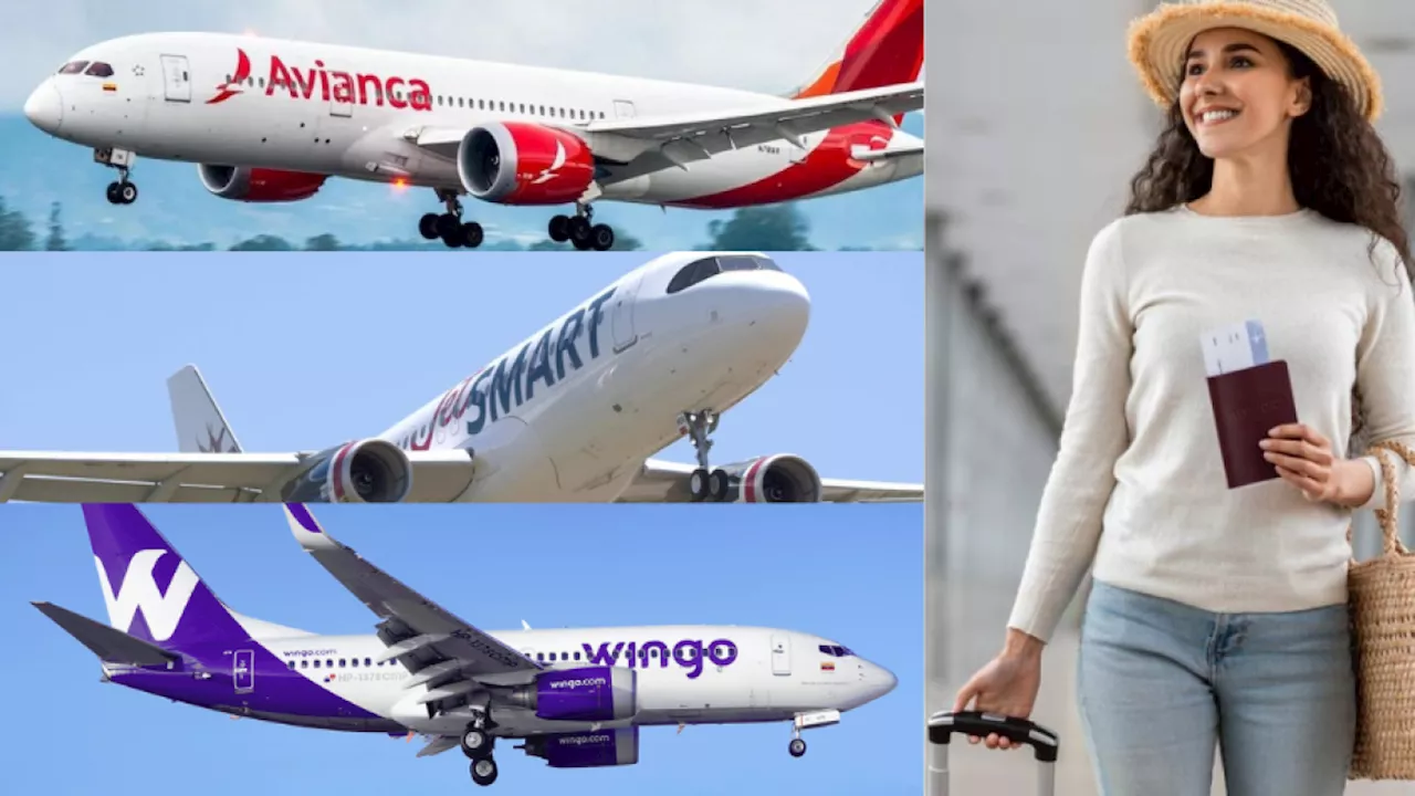 Vuelos baratos en Avianca, JetSmart y Wingo desde $ 57.200: estas son las fechas y destinos