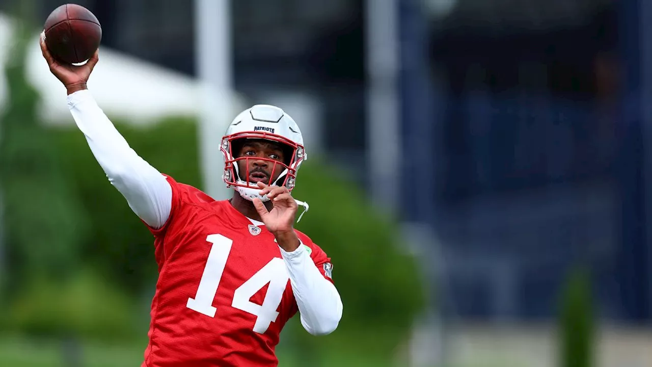 Brissett opens camp as Patriots' QB1, but door open for Maye