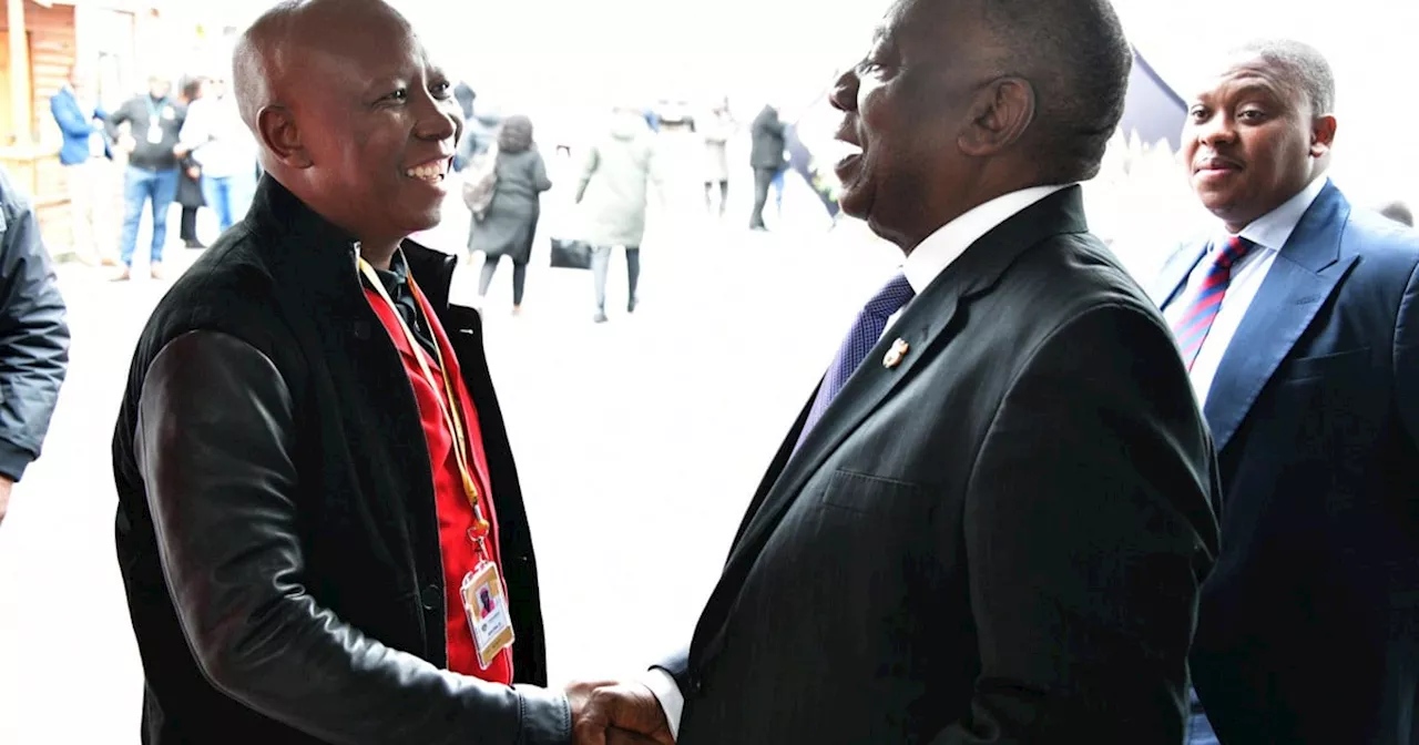 Malema hits back at Ramaphosa, says he hasn't been disrespectful towards him