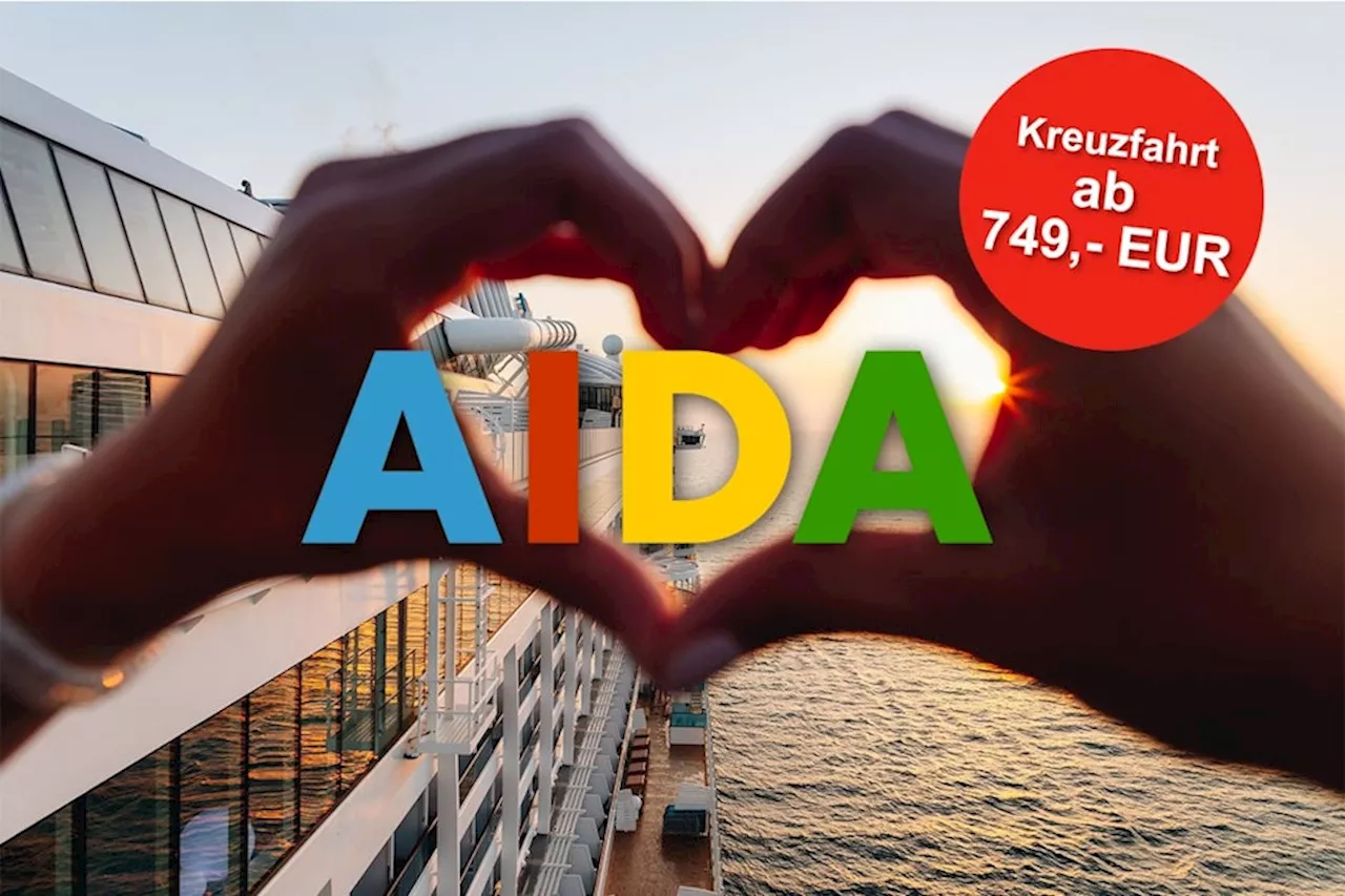 Mega AIDA Kreuzfahrt-Angebote Schon ab 749 € p.P. eine Kreuzfahrt im Mittelmeer buchen