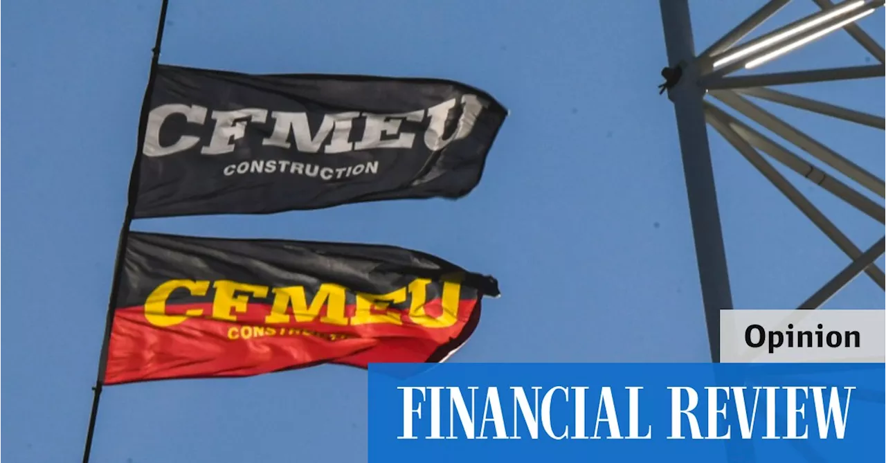 CFMEU Labor: Government must put the Australian Building and Construction Commission back on the beat