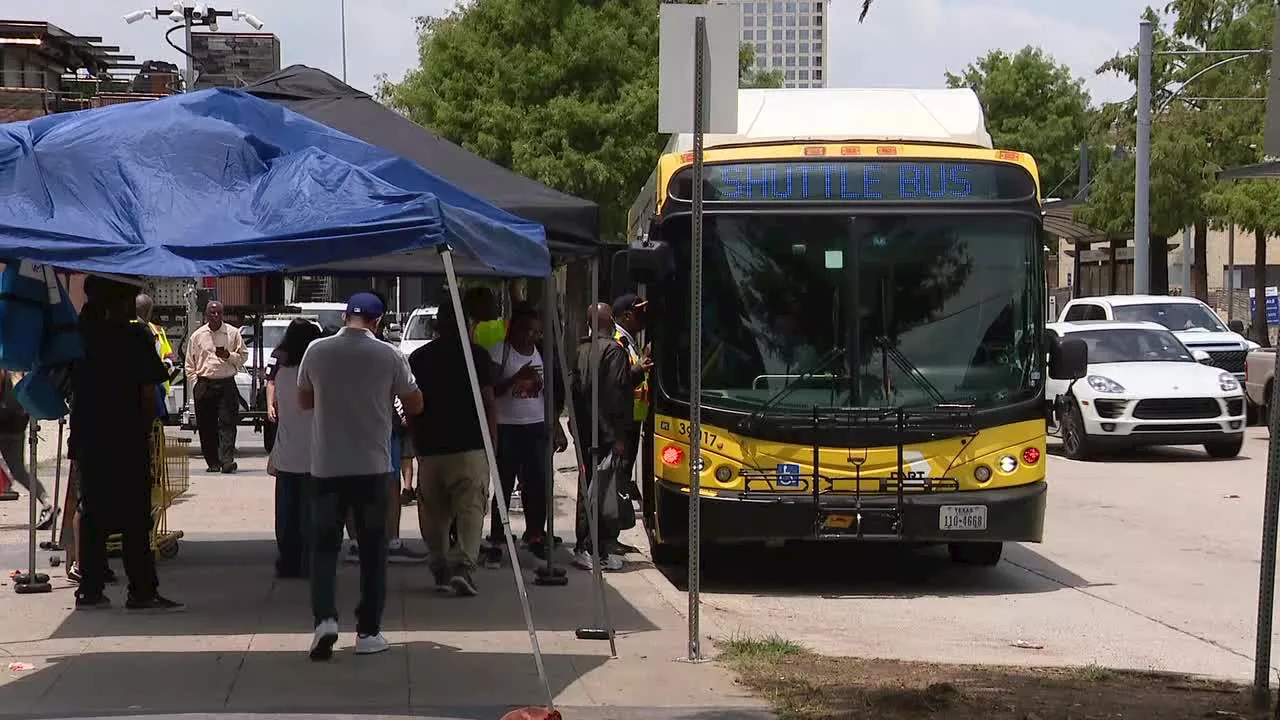 DART hopes to restore Downtown Dallas transit line by Wednesday