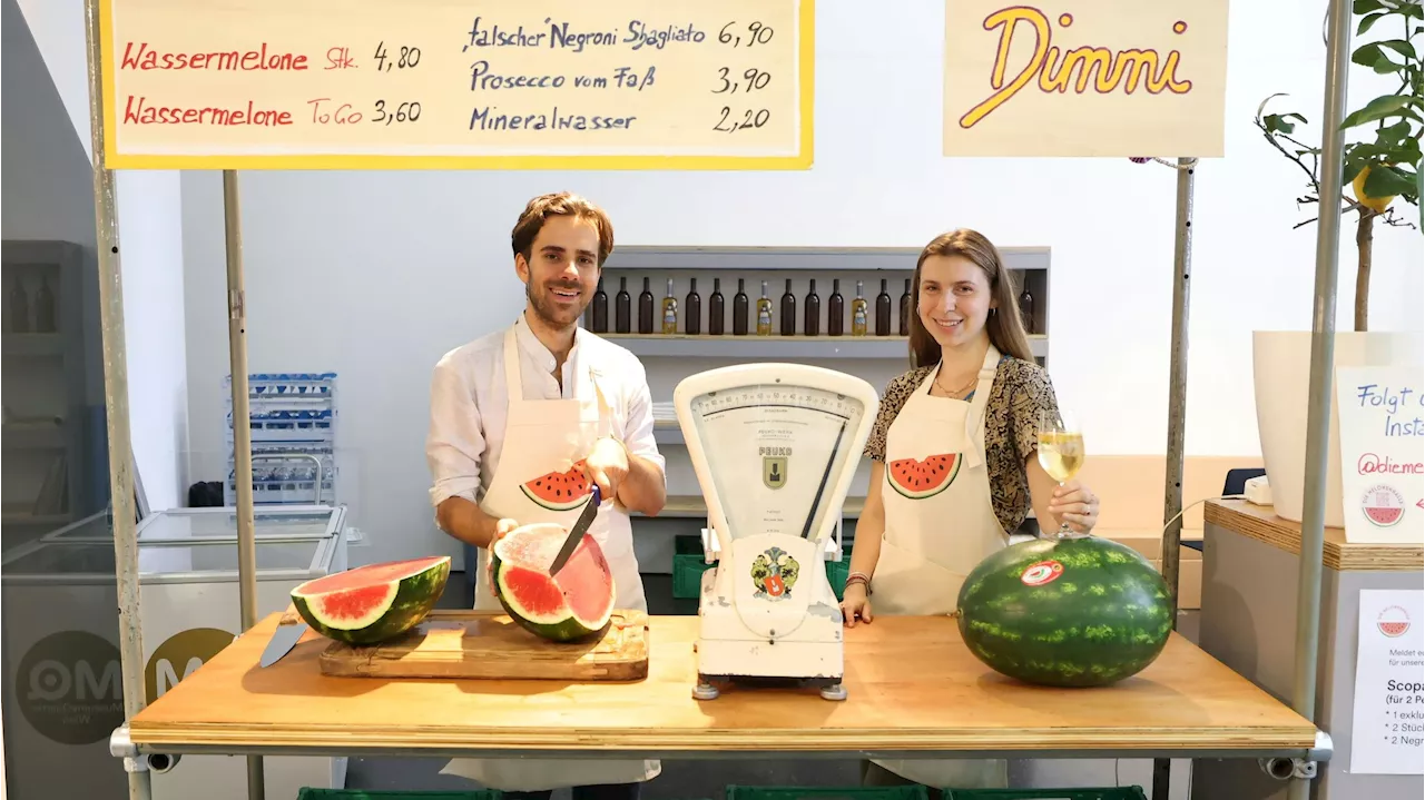 Genuss-Tipp für die Wiener - Ab jetzt im MQ: Statt Feierabend-Bier gibt's Melone