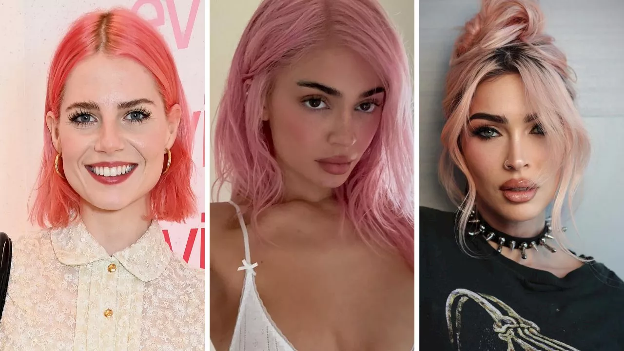 Capelli rosa: dal 'Toasty Pink' al 'Poppin pink' per l'estate 2024