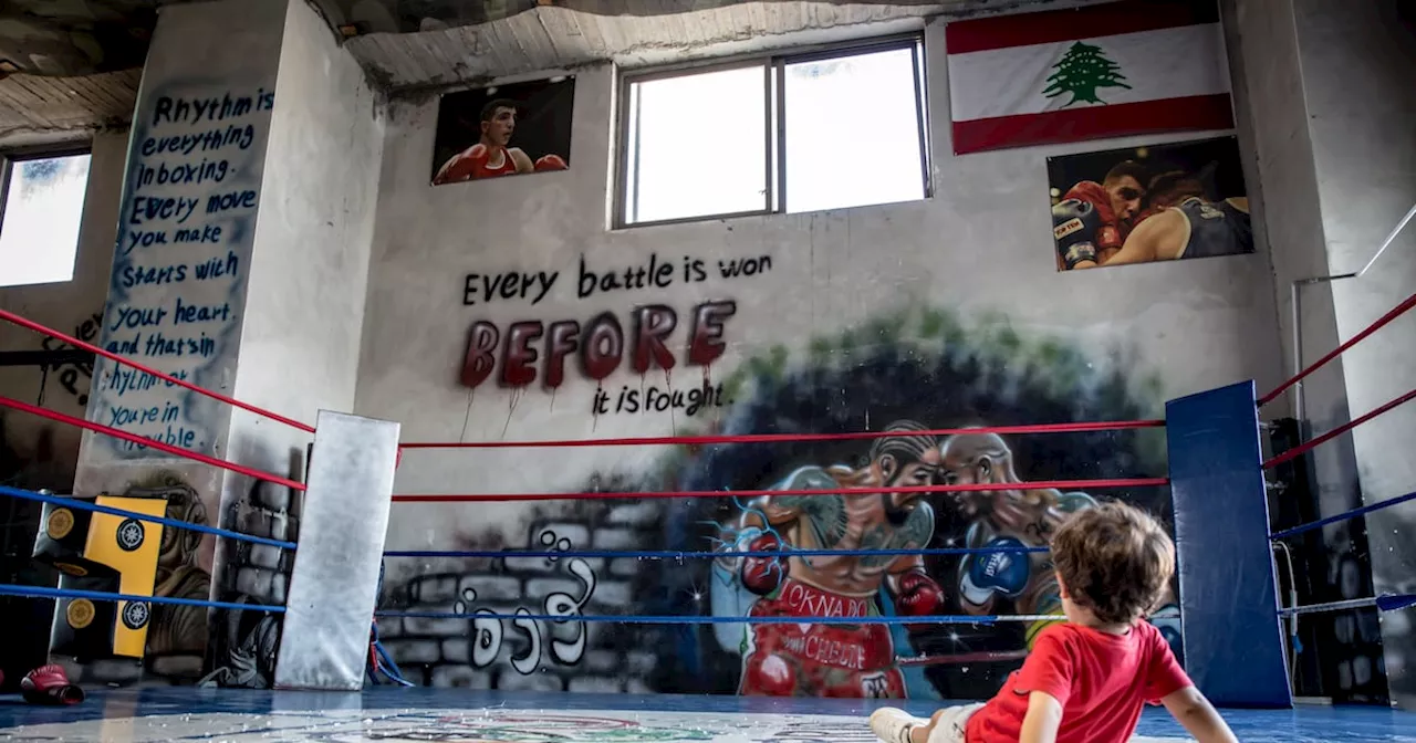 Palestinian boxing fights on past occupation and war in Gaza