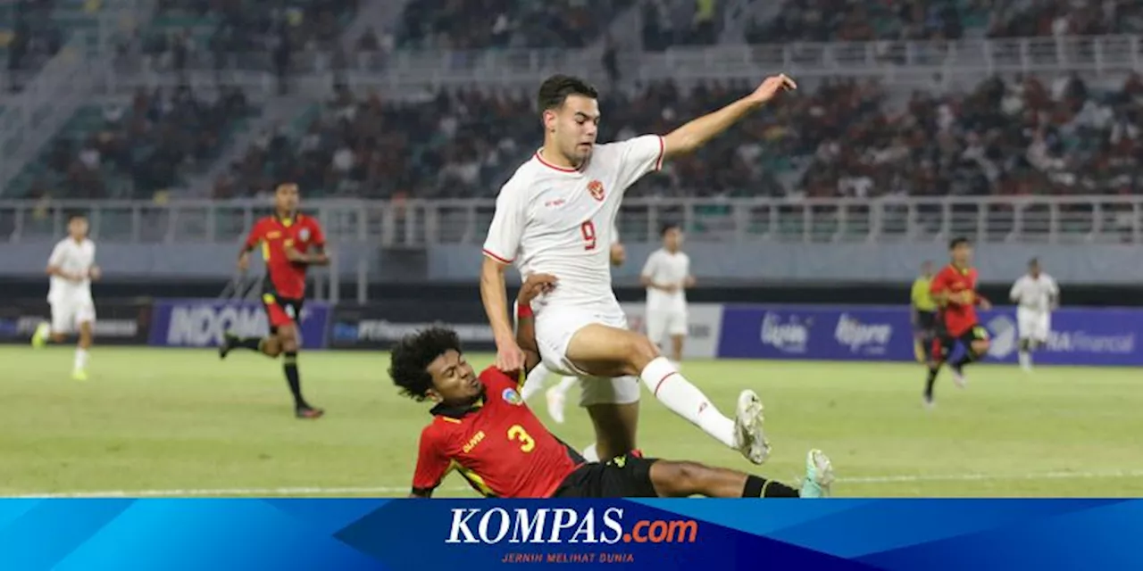 Indonesia Vs Timor Leste: Kadek Arel-Kaka-Kafiatur Ukir Gol, Garuda Unggul 6-1