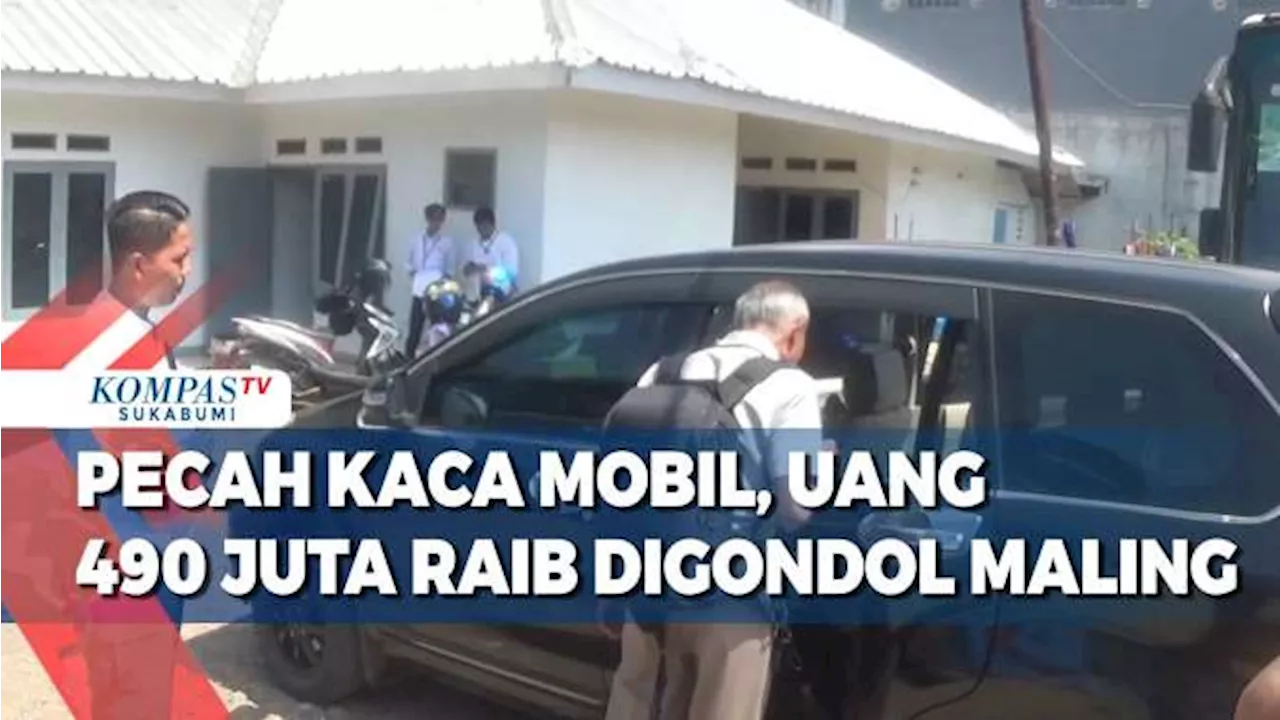 Pecah Kaca Mobil, Uang 490 Juta Raib Digondol Maling