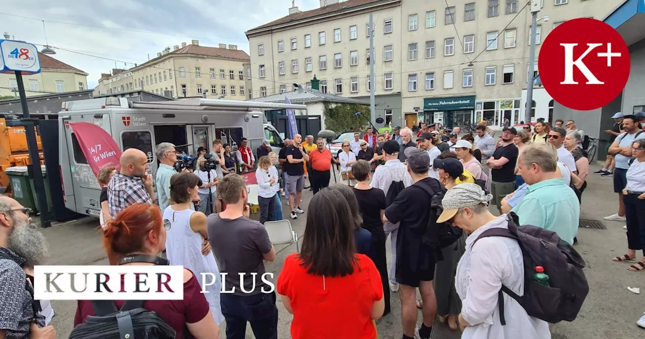 Yppenplatz-Anrainer machen ihrem Ärger bei Bezirksvorstehung Luft