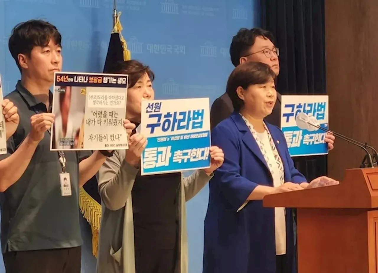 양육 안 한 부모에 보상금 등 지급 막는다…‘선원 구하라법’ 24일부터 시행