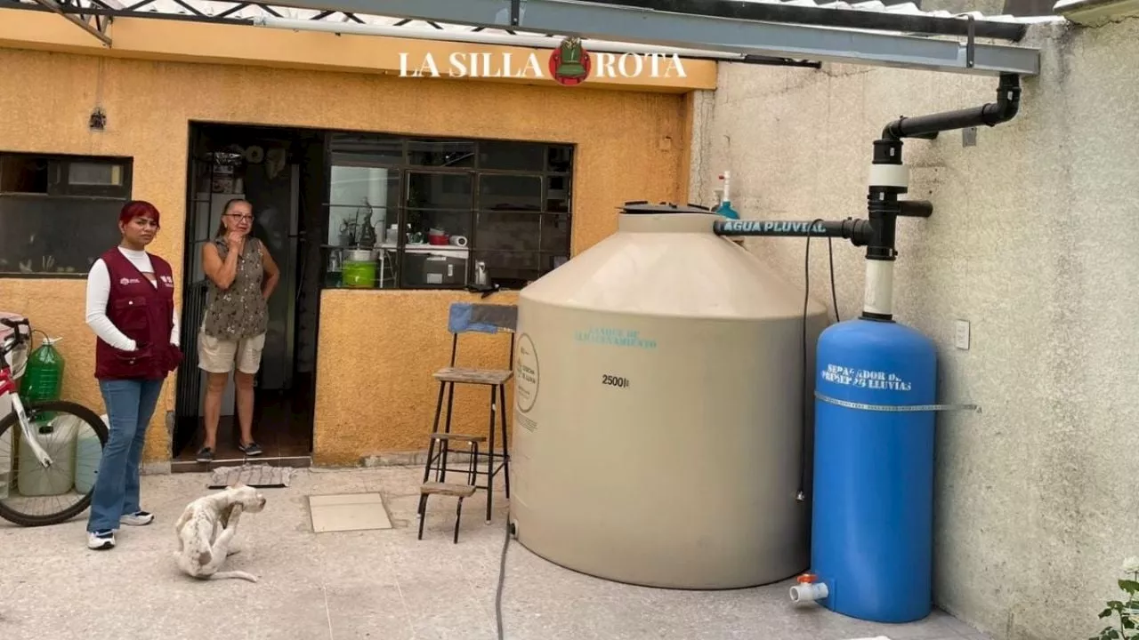 Tengo sistema de cosecha de agua; por falta de lluvias, apenas lo estrené