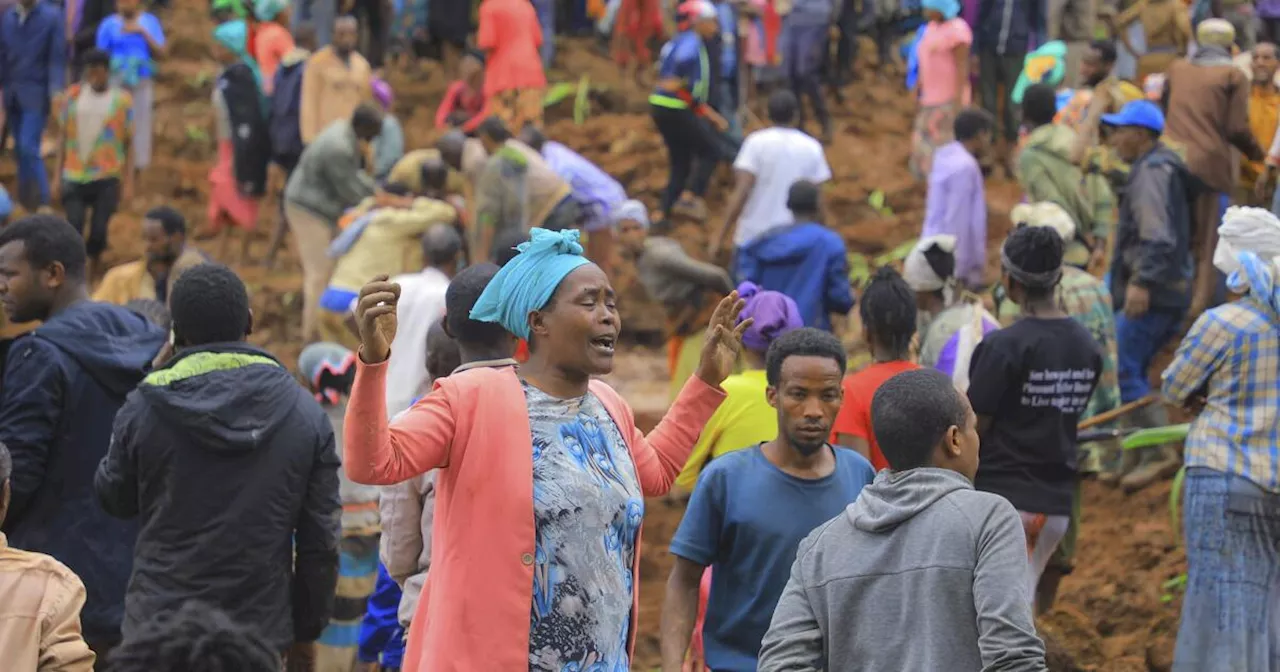 Death toll in Ethiopia mudslides rises to at least 157 as search operations continue