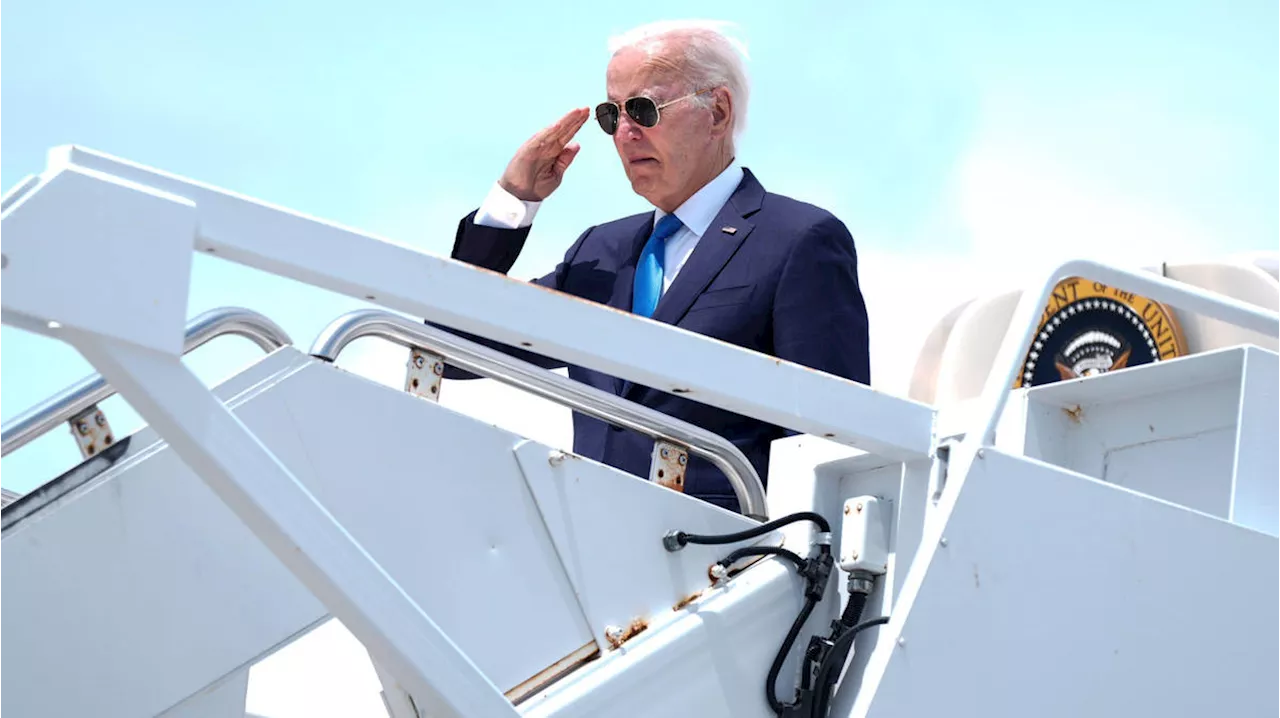 Joe Biden seen for first time since quitting presidential race as Democrats rally behind Kamala Harris