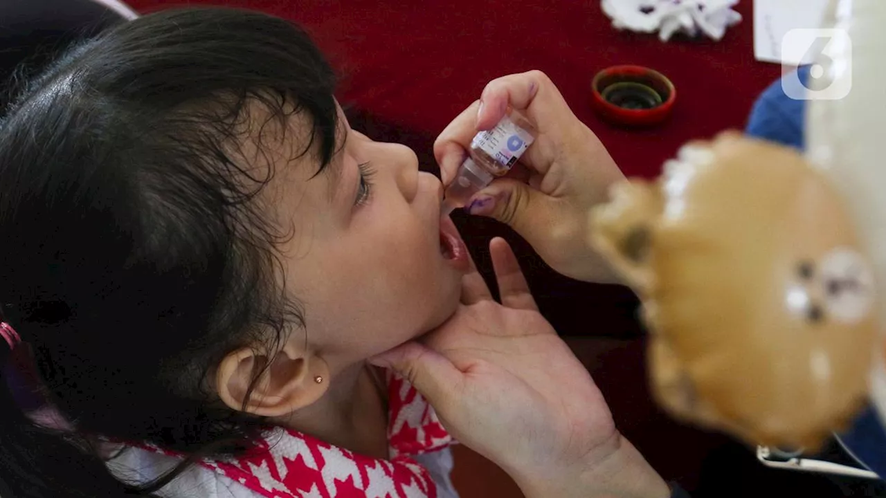 100 Murid PAUD Ikuti Imunisasi Polio di Hari Anak Nasional