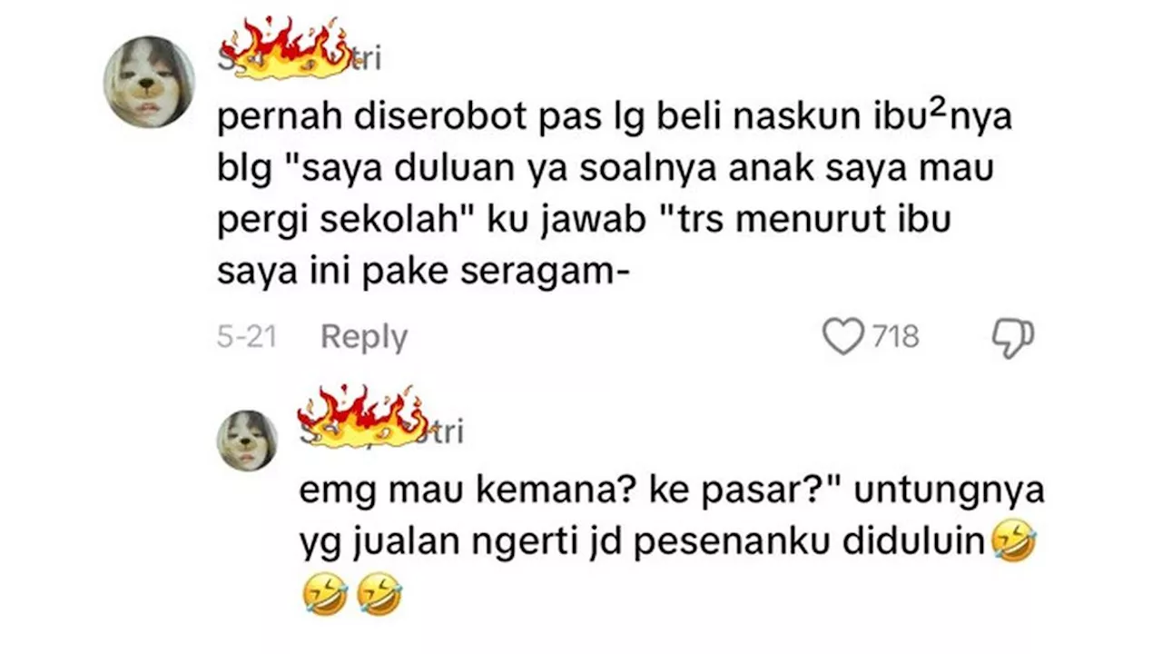 6 Cerita Netizen ketika Antreannya Diserobot Emak-Emak Ini Kocak