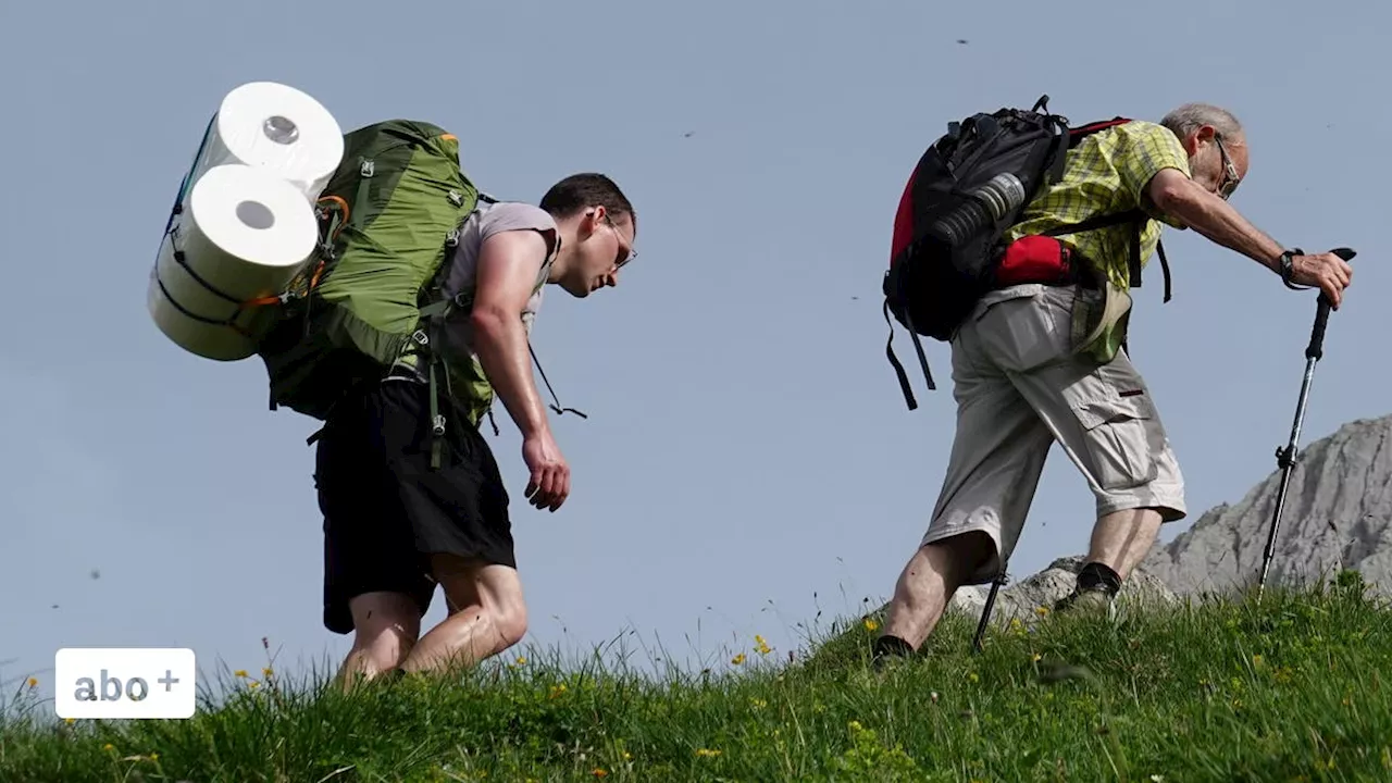 Sie haben noch etwas Platz im Rucksack? So sparen Berghütten Helikopterflüge