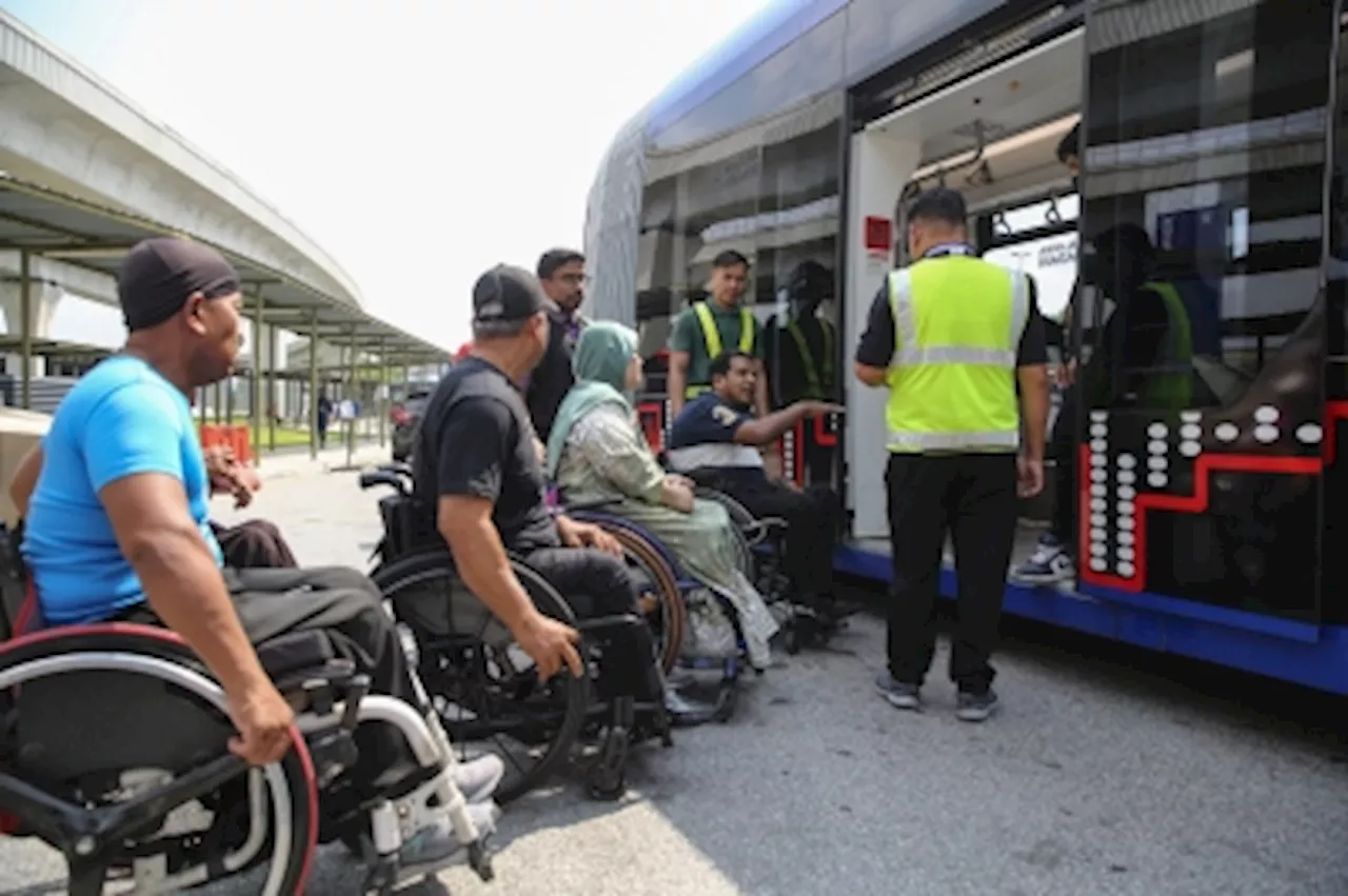 ‘Not wheelchair friendly’: Trackless tram pilot in Putrajaya falls short for access group