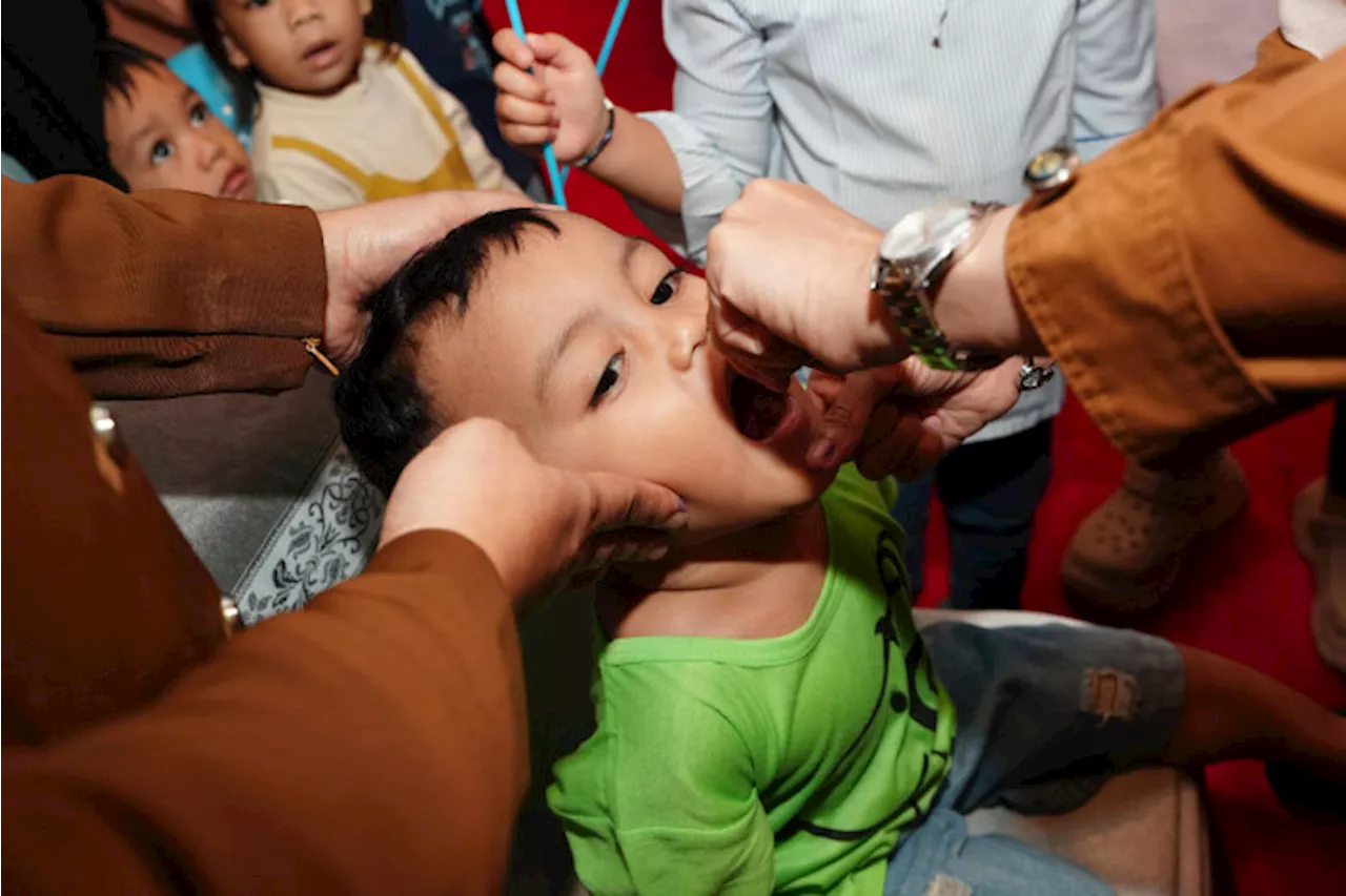 Pemprov Sulsel Targetkan 1,2 Juta Anak Dapat PIN Polio Tahun ini