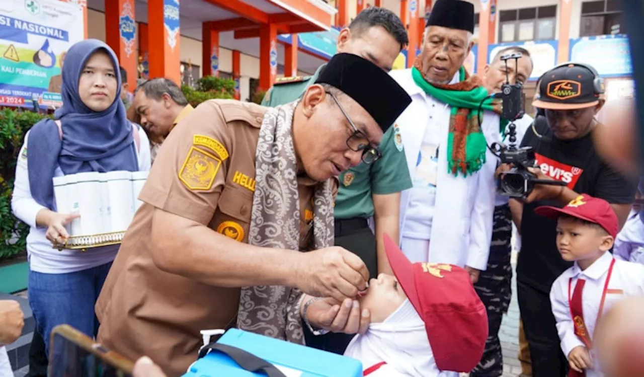 Wali Kota Helldy Targetkan 100 Anak Usia 0-7 Tahun di Cilegon Terima PIN Polio