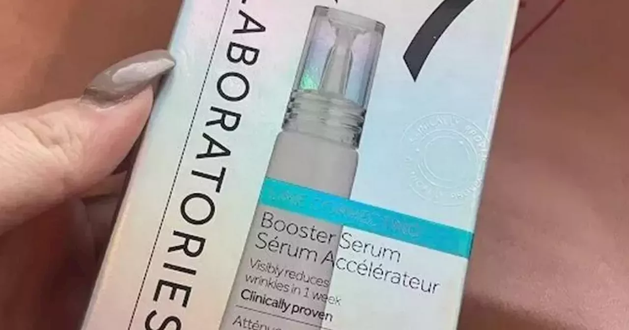 a £10 Boots wrinkle-busting serum has done the trick'