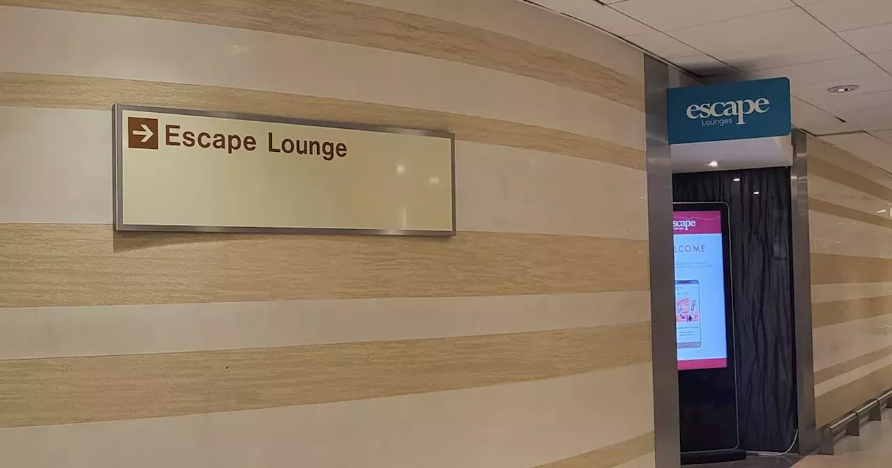 I got more than I bargained for at Manchester Airport's £30 all inclusive-lounge