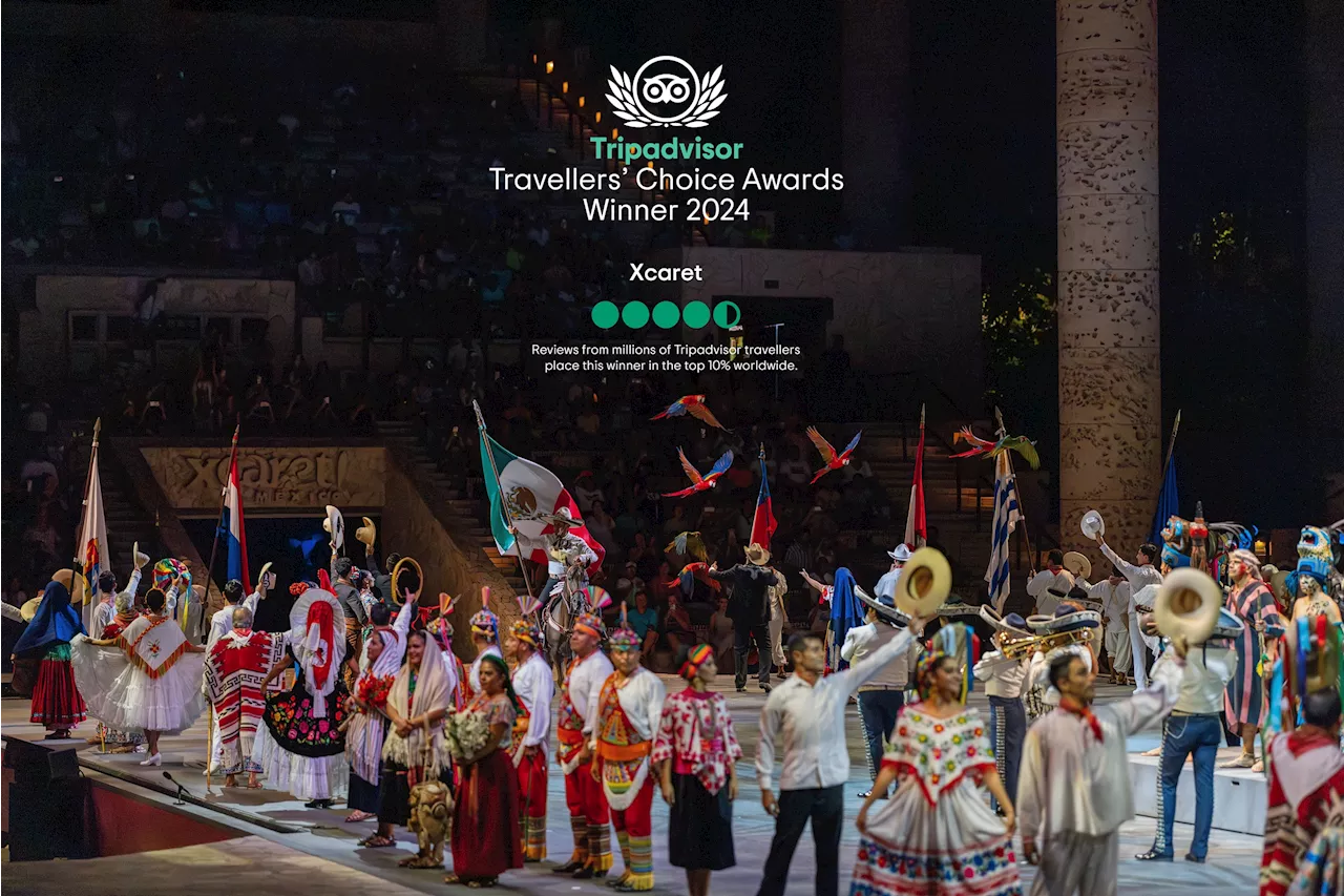 Los Parques de Xcaret, favoritos de los viajeros en los Travelers’ Choice Awards de Tripadvisor 2024